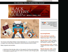 Tablet Screenshot of blackwritersguild.org